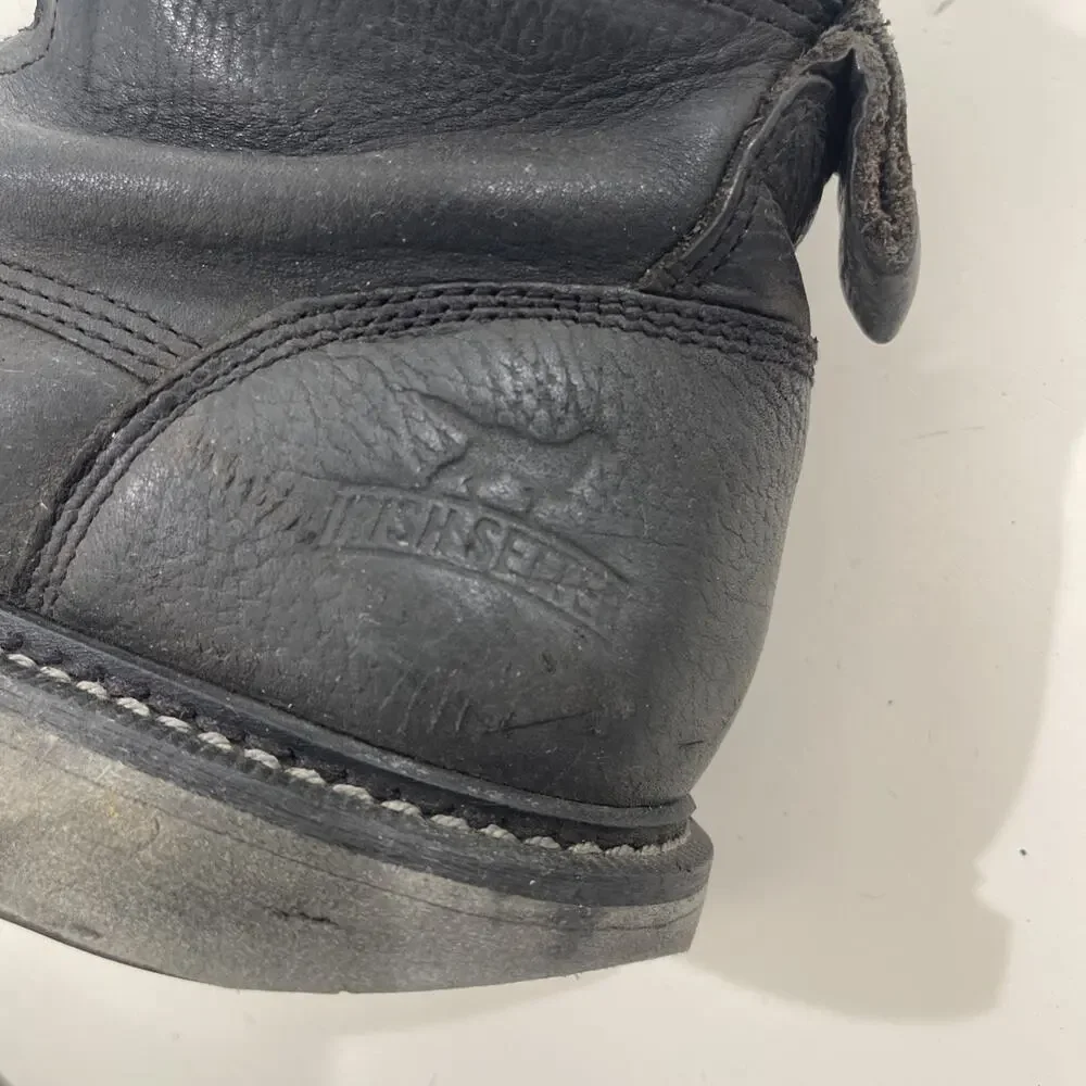 Irish Setter Ashby Aluminum Toe Work Boots Black Leather 83652 Mens Size 10.5 EE